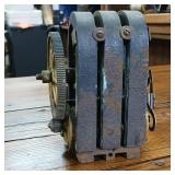 Interstate Electric Company Sioux City Iowa  Heavy  Circa 1900 Antique Telephone Magneto Crank