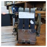 Interstate Electric Company Sioux City Iowa  Heavy  Circa 1900 Antique Telephone Magneto Crank