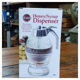 NIB Honey / Syrup Dispenser 8 oz