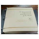 Philatelic First Day Covers of the Month Bound Stamp Collection on Envelopes from around the world! Circa 1974 -1981