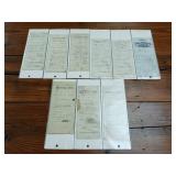 Lot of Vintage Minnesota Farm Contracts - Contracts for Deed  Warranty Deeds Circa early 1900s  In Protective Sleeves
