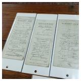 Lot of Vintage Minnesota Farm Contracts - Contracts for Deed  Warranty Deeds Circa early 1900s  In Protective Sleeves