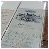 Lot of Vintage Minnesota Farm Contracts - Contracts for Deed  Warranty Deeds Circa early 1900s  In Protective Sleeves