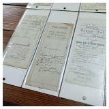 Lot of Vintage Minnesota Farm Contracts - Contracts for Deed  Warranty Deeds Circa early 1900s  In Protective Sleeves