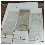 Lot of Vintage Minnesota Farm Contracts - Contracts for Deed  Warranty Deeds Circa early 1900s  In Protective Sleeves