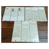 Lot of Vintage North Dakota  Chicago - Quitclaim Deeds  First Mortgage Notes  Warranty Deeds Circa early 1900s  In Protective Sleeves