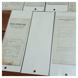 Lot of Vintage North Dakota  Chicago - Quitclaim Deeds  First Mortgage Notes  Warranty Deeds Circa early 1900s  In Protective Sleeves