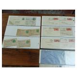 Lot of Vintage Penacene Oil  The oil thats all oil, best light on Earth Circa 1914  Airmail postcards 1950