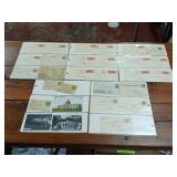 Lot of Vintage Penacene Oil  The oil thats all oil, best light on Earth Circa 1914  Airmail postcards 1950
