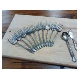 1969 Holmes and Edwards  1847 Rogers Bros Silver Plate  Lot of Silverware Collection  12 pieces total