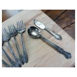 1969 Holmes and Edwards  1847 Rogers Bros Silver Plate  Lot of Silverware Collection  12 pieces total