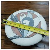 Things to Treasure Glazed Hand Painted Porcelain Southwest Motif  dish with cover  9 inches in diameter