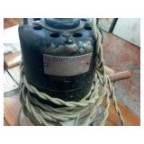 Large 16 inch tall  3 Gal Cow Embossed Authentic Vintage Glass Gem Dandy Butter Churn  Works!