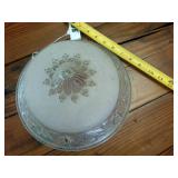 Ornate Vintage Frosted Glass Ceiling Lamp Glass Cover