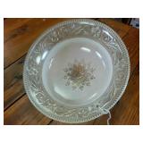 Ornate Vintage Frosted Glass Ceiling Lamp Glass Cover