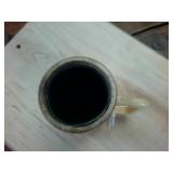 Drink with style!  Wooden Mug Bottle Holder  5 inch tall -  finely made