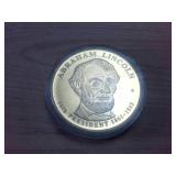 Golden Abraham Lincoln Dollar  Made in USA