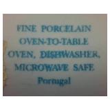 Hall Crafted Fine Porcelain  Oven to Plate  plus Watkins 1982 Collector Plate