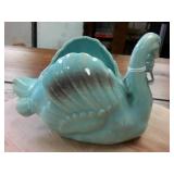 Vintage Made in Japan Blue Swan Dish