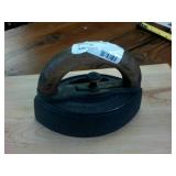 Chagrin Falls Vintage SAD Iron  Nice condition with wooden handle