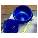 Mayfair Blue Glass  Vintage