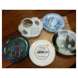 Lot of 8 inch Vintage plates -  Spirit of 76  Lords Prayer  Security state bank