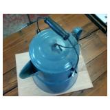 Large Cowboy Coffee Pot  Vintage 16 inch tall at handle  no holes