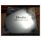 Set of 4 Denby Fine Lead Crystal 3 inch glasses