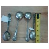 Silver plated spoon collection  including two Oh Oh Spaghettios Vintage