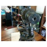 Circa 1953 Keuffel & Esser New York Made Brass Antique Surveyors Transom  Authentic   Spins and Functions 