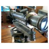 Circa 1953 Keuffel & Esser New York Made Brass Antique Surveyors Transom  Authentic   Spins and Functions 