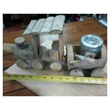 Train and trolley  with Hen of the Woods Dried Mushrooms and Lavender Salt Soak