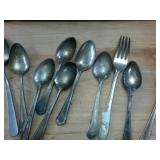 10 Piece Lot of Silver Plated Silverware