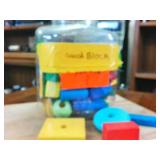 Tons of painted wood blocks