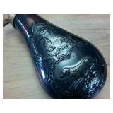 Lot of two black powder horns