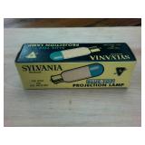 Vintage Sylvania Blue Top Projection Lamp  NIB  100 Watts
