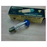 Vintage Sylvania Blue Top Projection Lamp  NIB  100 Watts