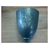 Made in England Pewter Cup and Brass Vessel with handle