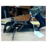 All Metal Vintage Stanley Brand Rabbet Plane with double blades  no. 78 Made in USA