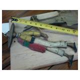 Chineese Farmer and Mule Solid Metal Wall Hangers