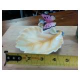 1992 Keepsake Handcrafted Ornament in Box  Butterfly Candy Dish (Vintage)