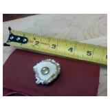 Very Special Handbound Journal  With Handmade Paper!  Antler button