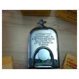 Large Lot of Vintage Kodak Kodachrome  Filters  Slide Mounts  Kodapod adapter  prepaid mailer for film processing  daylight filter  (box only)