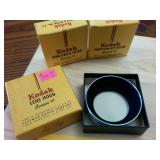 Large Lot of Vintage Kodak Kodachrome  Filters  Slide Mounts  Kodapod adapter  prepaid mailer for film processing  daylight filter  (box only)