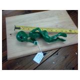 Shhhh! Green Alien Bookshelf Sitting All Aluminum Statue with long lasting paint