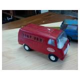 Two Vintage Tonka Tiny Vans