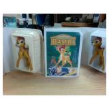 3 Vintage Bambi from Walt Disney Collection  In original boxes