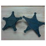 2 Cast Iron Veteran Markers