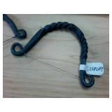 Two HAND FORGED iron cheese cutters