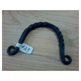 Two HAND FORGED iron cheese cutters